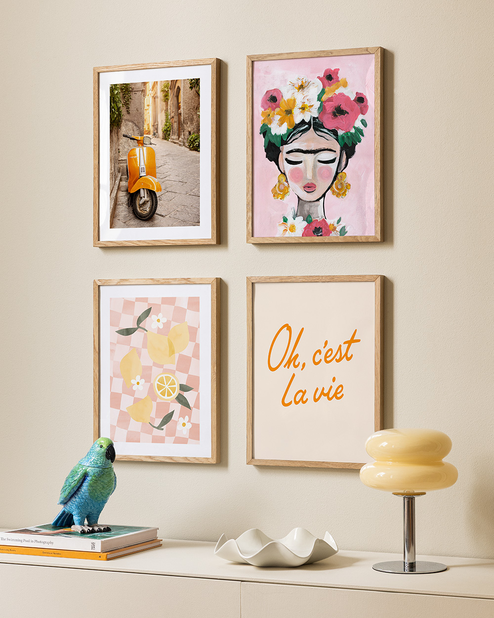 Passepartout 白い 50x70 cm パスポート | 明るい白の洗練されたアート